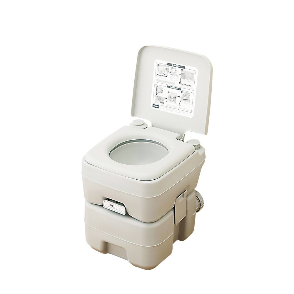 本格派ポータブル水洗トイレ 20L 大容量 未使用（開封済み） Amazon.co.jp: 本格派 ポータブルトイレ 水洗トイレ 20L タイプ